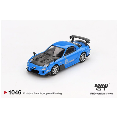Mazda RX-7 Blue #1046 | Mini GT