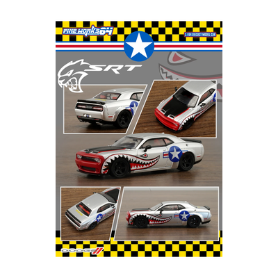 Dodge Challenger Silver Fine Works64 | Specials