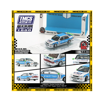 1994 JTCC FET Toyota Corolla Super Tourer BM Creations White Blue | Specials