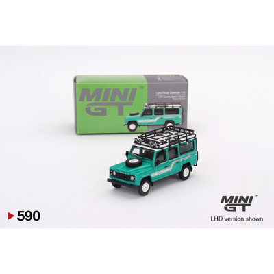 Land Rover Defender 110 Green 1985 | Mini Gt | 590