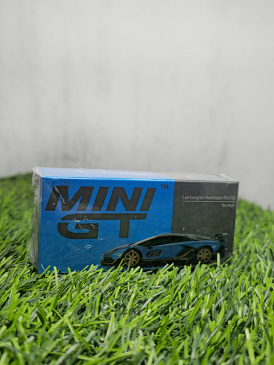 Lamborghini Aventador SVJ-63 (Blue) | Mini GT