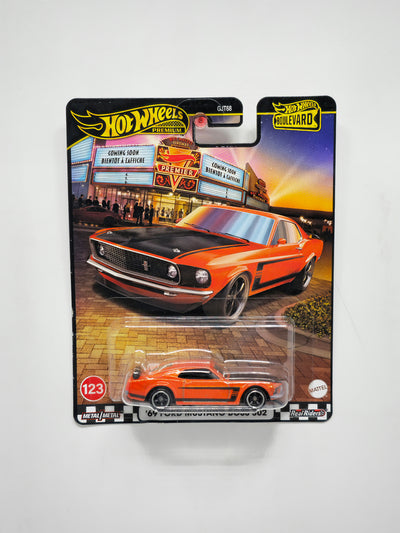 1969 Ford Mustang Boss 302 (Orange) | Hotwheels Premium