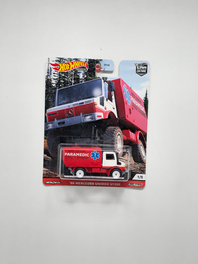 88 Mercedes Unimog U1300 | Hotwheels Premium