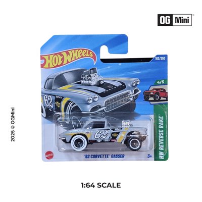 62 Corvette Gasser Short Card 2025 | Hot Wheels