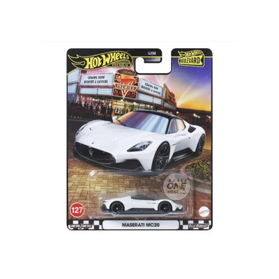 Maserati MC20 White | Hot Wheels Premium