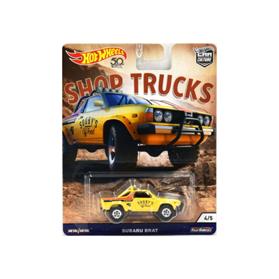 Subaru Brat Yellow | Hotwheels Premium
