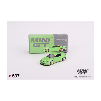 Nissan Silvia Rocket Bunny Green | Mini GT