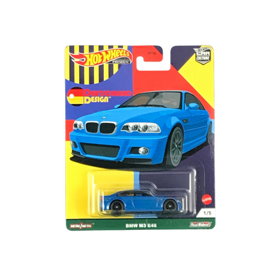 BMW M3 E46 BLUE DEUTSCHLAND DESIGN | Hotwheels Premium