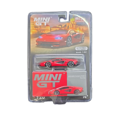 Lamborghini Countach LPI 800-4 Red Limited Edition Mini GT Blister