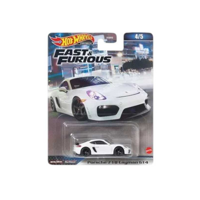 PORSCHE 718 CAYMAN GT4 | FAST & FURIOUS | Hotwheels Premium
