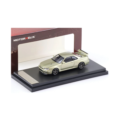 Nissan GT-R R34 V-Spec II Lite Green | Motorhelix