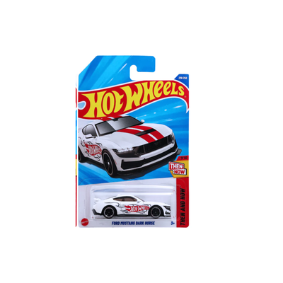Ford Mustang Darkhorse White | Hotwheels