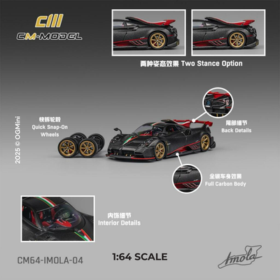 Pagani Imola Black| CM Models