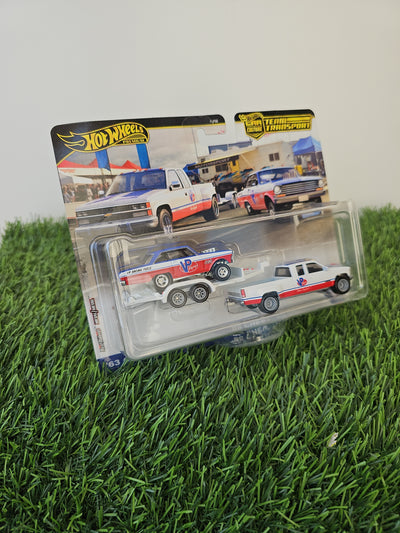 88 Chevy Silverado 3500 with 63 Chevy Nova Hotwheel Premium