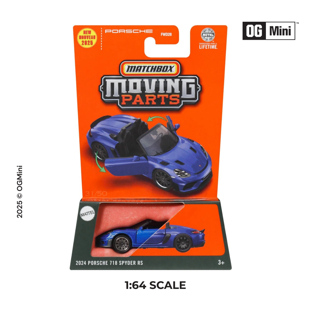 Porsche 718 Spyder RS | Matchbox Moving Parts – OGMini.com
