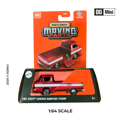 1961 Chevy Covair Rampside Pickup Truck | Matchbox Moving Parts