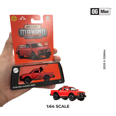 Alpha Wolf Electric Truck | Matchbox Moving Parts