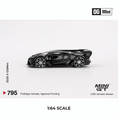 Bugatti Vision Gran Turismo Black | Mini GT