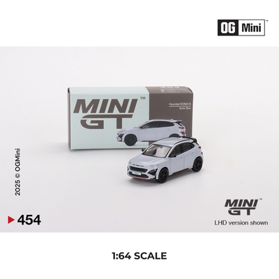 Hyundai Kona N Light Blue(Opened Piece) | Mini GT