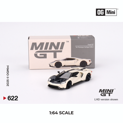 Ford GT Heritage Edition White | Mini GT