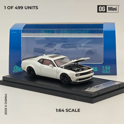Dodge SRT Hellcat White Challenger | Limited Edition | Stance Hunters