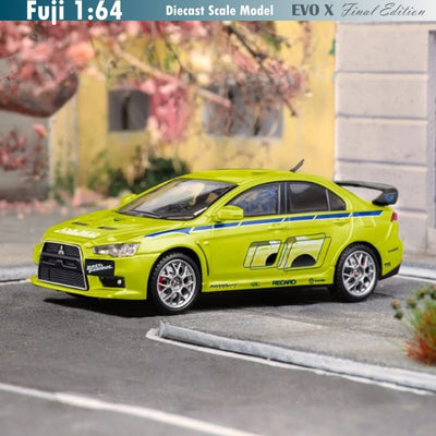 Mitsubishi Evolution X Final Edition Yellow by Fuji