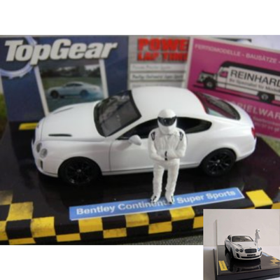 Bentley Continental Super Sports White With Figurine 1/43 Minichamps | Specials