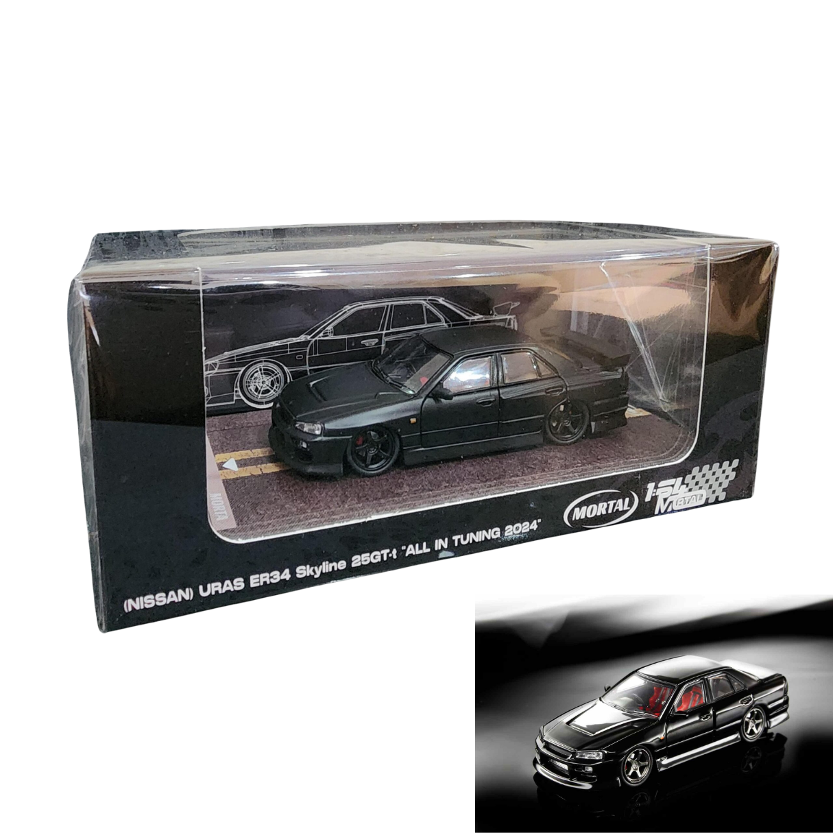 Nissan ER34 Skyline 25GT Black Mortal Model | Specials