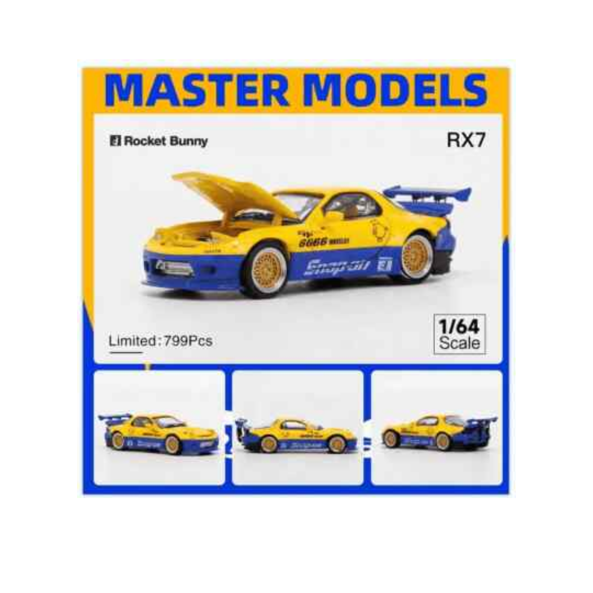 Mazda RX-7 Pandem Yellow Blue Master | Specials