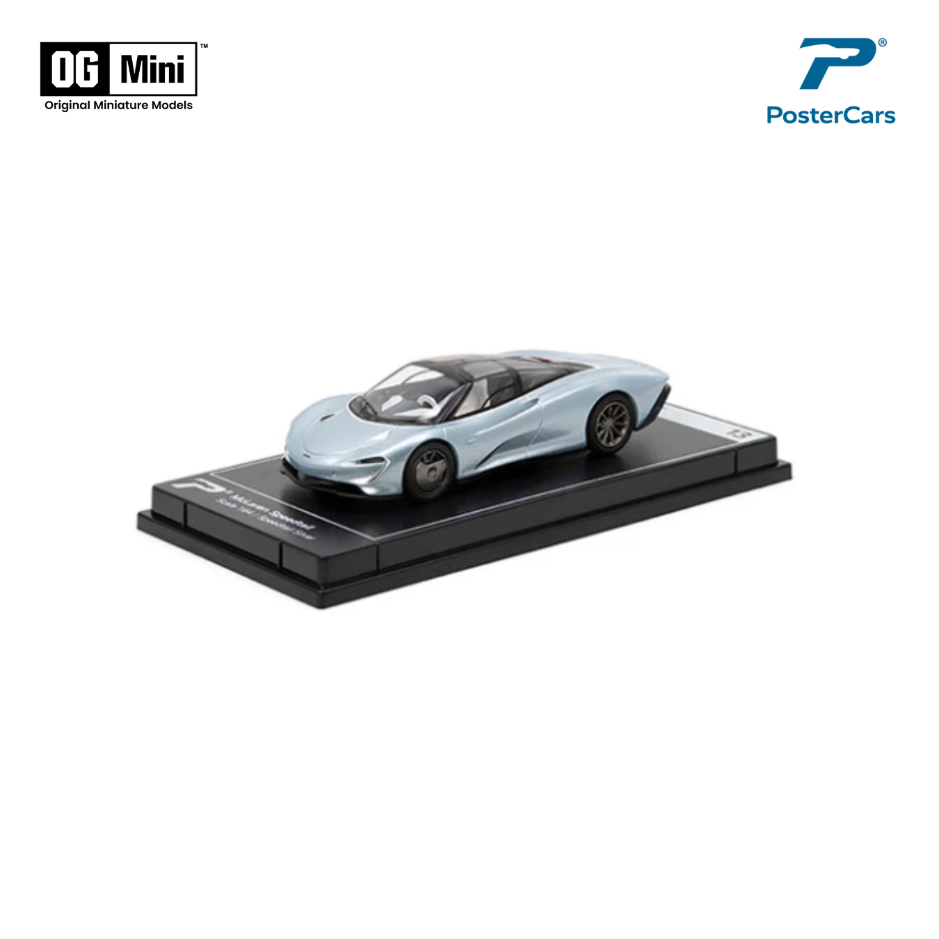 McLaren Speedtail Silver | Poster Cars