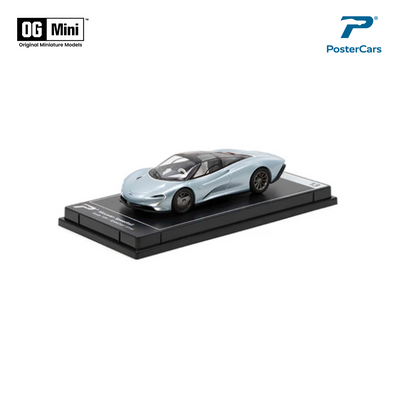 McLaren Speedtail Silver | Poster Cars
