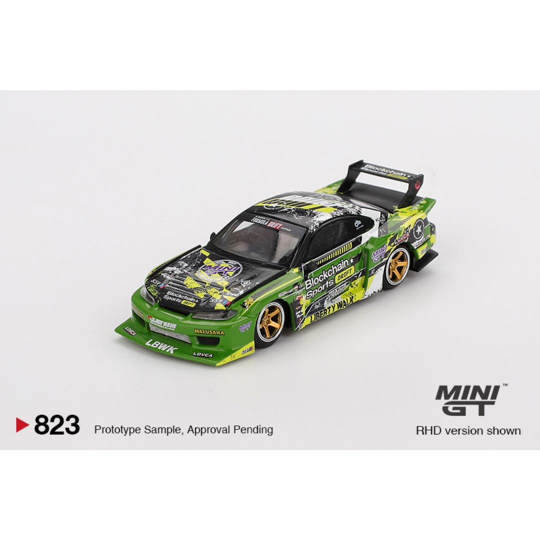 LB-Super Silhouette Nissan S15 Silvia #555 V2 #823 | Mini GT