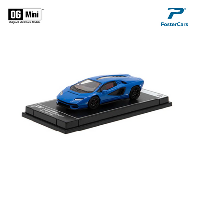 Lamborghini Countach LPI 800-4 Blue | Poster Cars