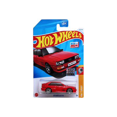 87 Audi Quattro Red