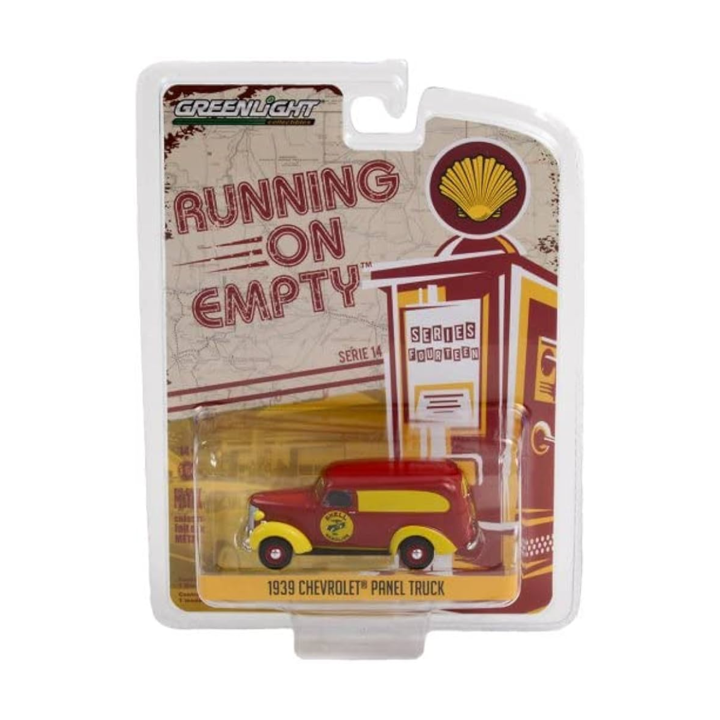 1939 Chevrolet Panel Truck Red Running on Empty Red