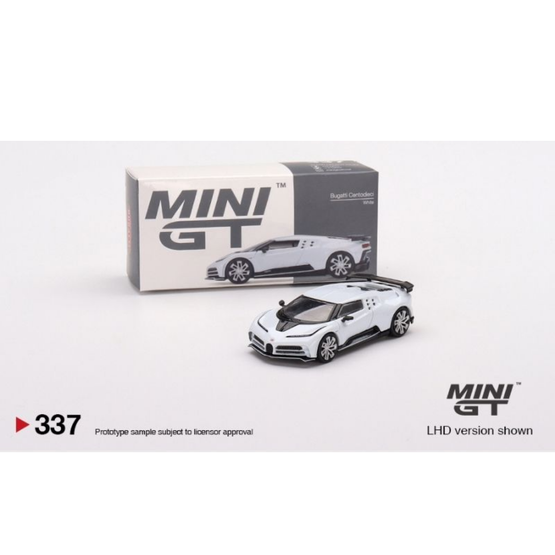 Bugatti Centodieci White #337 | Mini GT