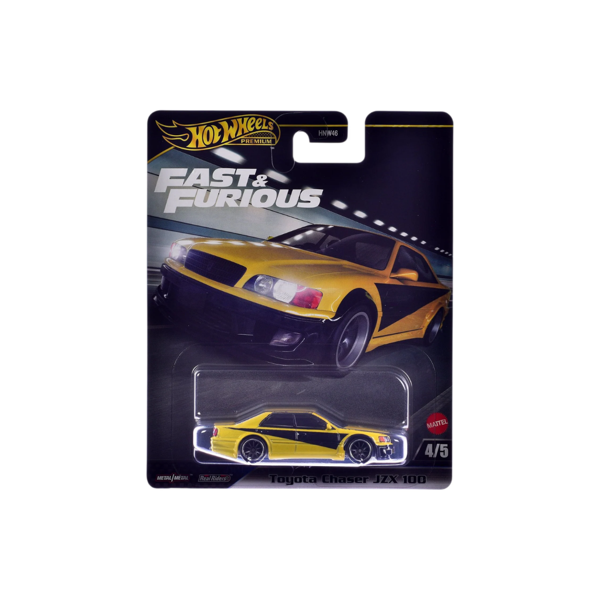 Toyota Chaser JZX 100 Yellow | Hotwheel Premium
