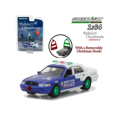 2001 Ford Crown Victoria Police Interceptor Holiday Ornaments