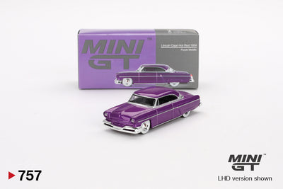 Lincoln Capri Hot Rod 1954 (Purple) | Mini GT