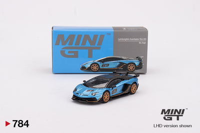Lamborghini Aventador SVJ-63 (Blue) | Mini GT