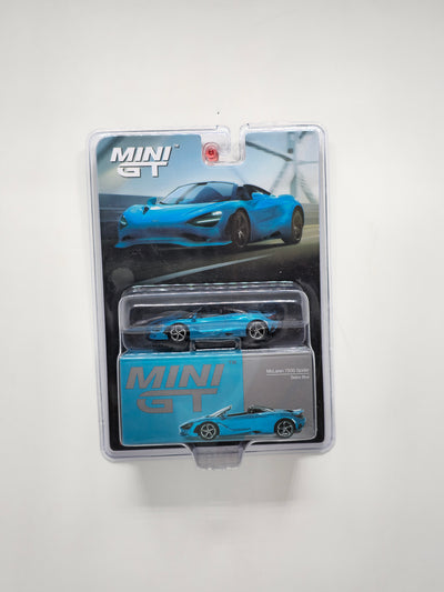 McLaren 750s Spider (Blue) | Mini Gt Blister