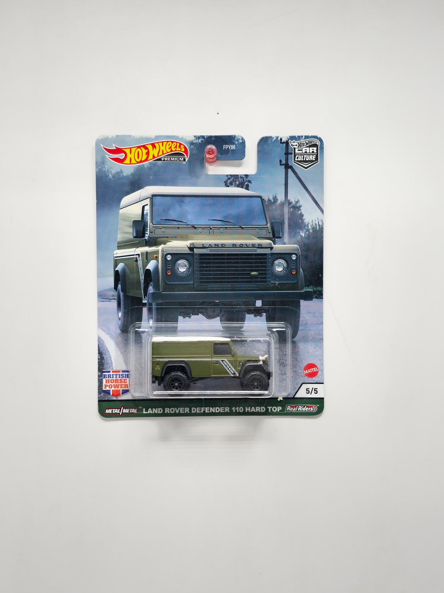 Land Rover Defender 110 Hardtop | Hotwheels Premium