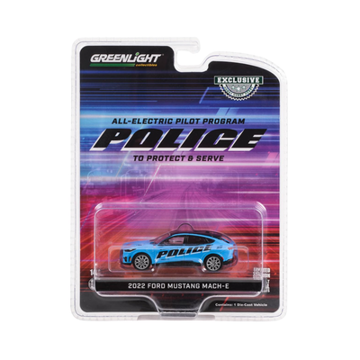 2022 Ford Mustang Mach-E Blue Police