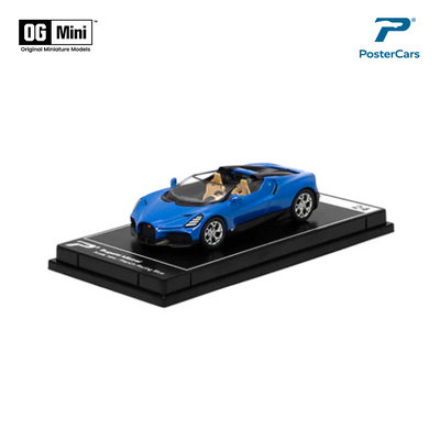 Bugatti Mistral French Racing Blue | Poster Cars