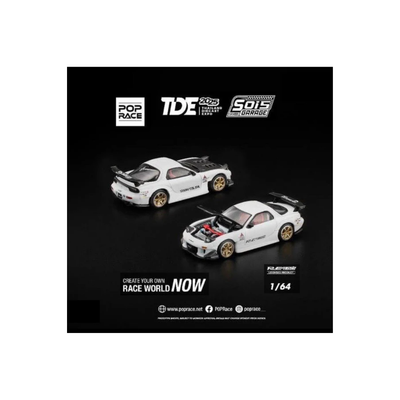 Mazda RX-7 RE AMEMIYA White | Pop Race Event Exclusives