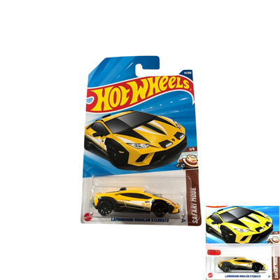 Lamborghini Huracan Sterrato Yellow Short Card | Hotwheels