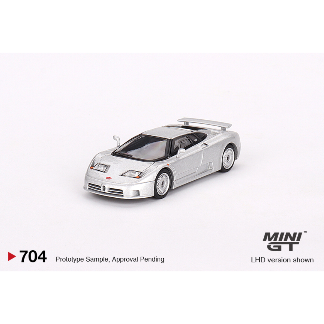 Bugatti EB110 GT Silver | Mini GT | 704