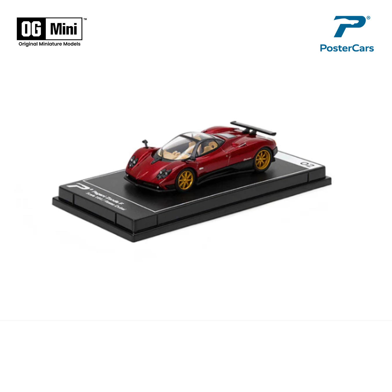 Pagani Zonda F Rosso Dubai | Poster Cars