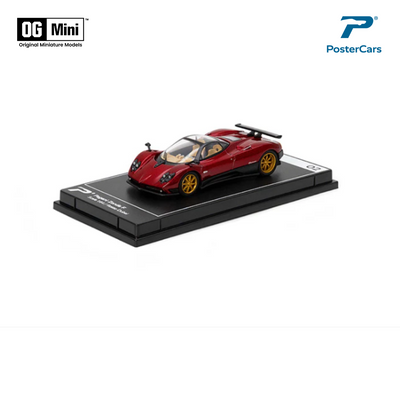 Pagani Zonda F Rosso Dubai | Poster Cars