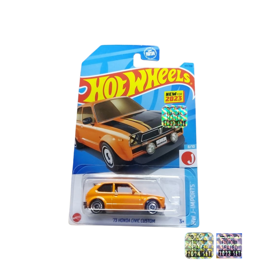 73 Honda Civic Custom Orange Factory Seal